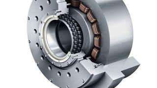 Mit dem FAG Active Magnetic Bearing, einem kompletten Magnetlagersystem aus aktivem Magnetlager, Fanglager, Leistungselektronik und entsprechenden Services, präsentiert sich Schaeffler als Lösungsanbieter und –entwickler über den Komponentenbereich hinaus. (Bild: Schaefller)