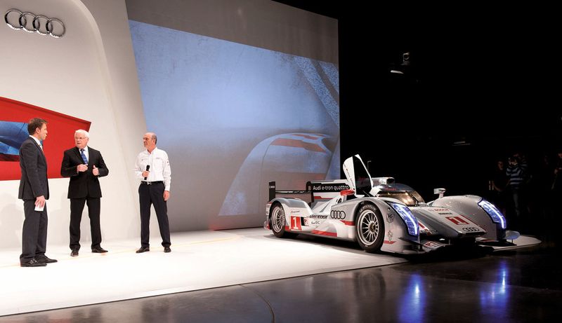 Präsentation des Audi R18 e-tron quattro (Bild: Bild: AUDI)