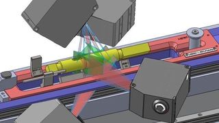3D inline prüfen: Mit mit ShapeInspection lassen sich kleinste Bauteile während der Produktion auf Geometrie und Formdefekte hin überwachen. (MS3D)