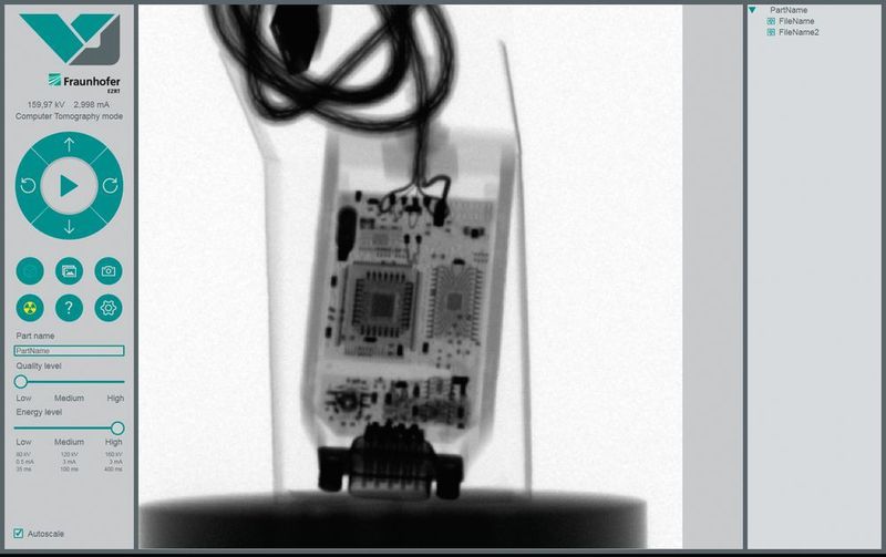 Die Bedienoberfläche bietet dem Nutzer Einflussmöglichkeiten in Form von voreingestellten Programmen, ohne ihn mit irrelevanten Optionen zu überfordern. (Fraunhofer-EZRT)