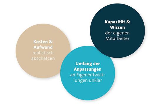 Welche Hindernisse erwarten Sie bei der Umstellung auf SAP S/4HANA?(Bild:  FIS)