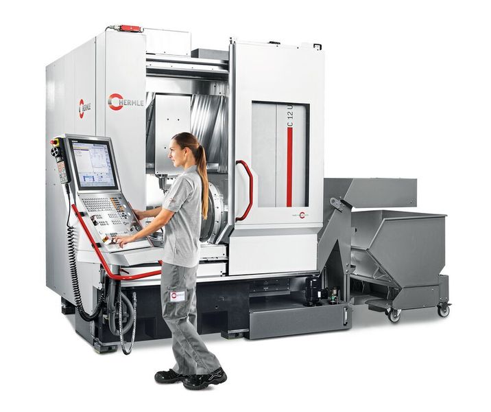 Kompaktes 5-Achsen Bearbeitungszentrum C 12. (Hermle)