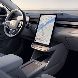 Der Innenraum orientiert sich an dem des EX90.(Bild:  Volvo)