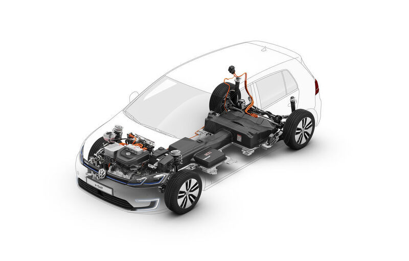 ... kommt mit einer leistungsfähigeren Batterie und einem stärkeren Elektromotor. (Volkswagen)