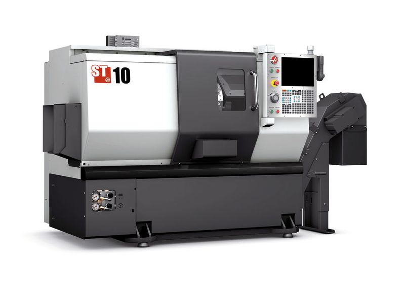 Le ST-10 est l'un des derniers nés de la gamme de tours Haas, un centre de tournage CNC très compact. (Image: Haas Automation Europe) (Archiv: Vogel Business Media)