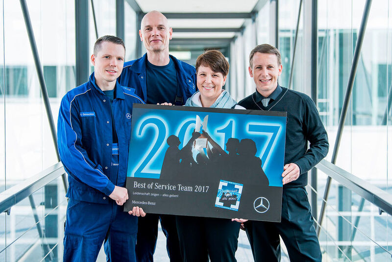 1. Platz Pkw-Segment: Mercedes-Benz Vertriebsdirektion Berlin, Niederlassung Spandau. (Tom Koenig)