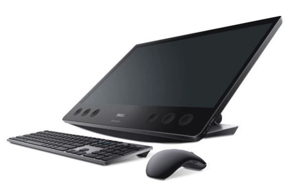 All-in-One PC Dell XPS 27: Der Dell XPS 27 zeigt eine elegante und zugleich platzsparende Gestaltung. Das UltraSharp-4K-Ultra-HD-Display, eine lebendige und exakte Adobe-RGB-Farbraumabdeckung sowie das sehr gute Audiosystem werden hohen optischen Ansprüchen gerecht. Der verstellbare Standfuß des Touch-Displays ermöglicht eine einfache Einstellung für die Bedürfnisse im Office- wie auch im Spielebereich. Gut zugängliche seitliche Anschlüsse erlauben die schnelle Verbindung mit einem Telefon zum Datenabgleich oder das Hochladen von Bildern aus einer Kamera, ohne dass ein Zugriff auf die Rückseite des Geräts notwendig ist, Hersteller Dell, Round Rock, Texas, USA.
 (Red Dot / Dell)