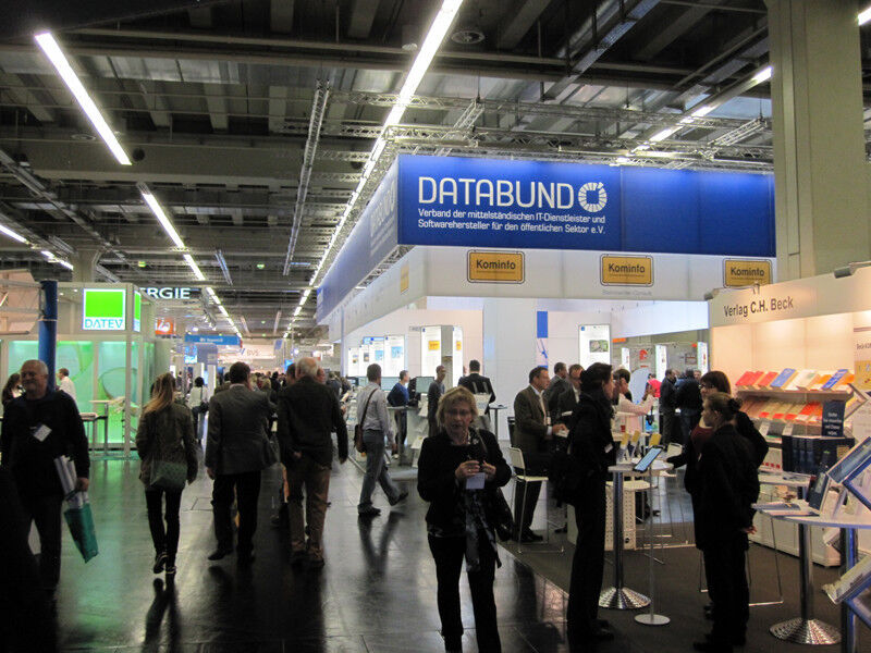 Databund, der Verband mittelständischer IT-Dienstleister für den öffentlichen Sektor e.V., war das erste Mal in Nürnberg (Foto: Sandra Schüller)
