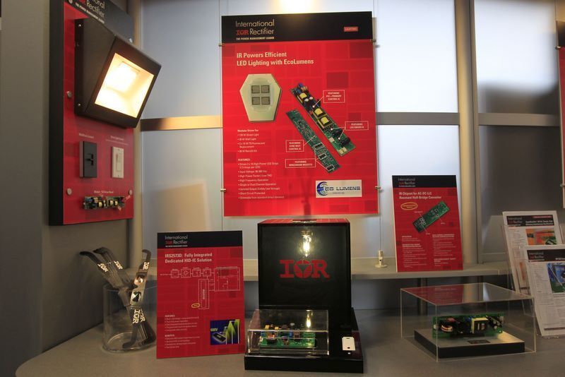 Am Stand von IR war auch die ganze Bandbreite von Lösungen für LED-Beleuchtungen zu sehen. (Archiv: Vogel Business Media)