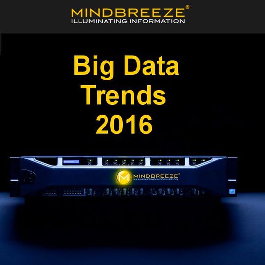 Mindbreeze gibt einen Ausblick auf die Big-Data-Trends 2016. Mindbreeze gibt einen Ausblick auf die Big-Data-Trends 2016.