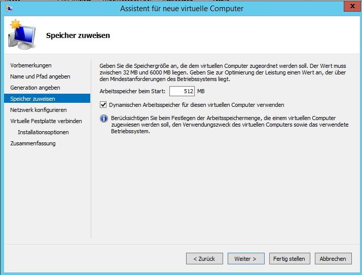 Abbildung 10: Linux lässt sich in Windows Server 2012 R2 besser als virtueller Gast nutzen. Administratoren können Dynamic Memory jetzt auch in Linux einsetzen. Die Funktion lässt sich jederzeit aktivieren. (Bild: Joos)