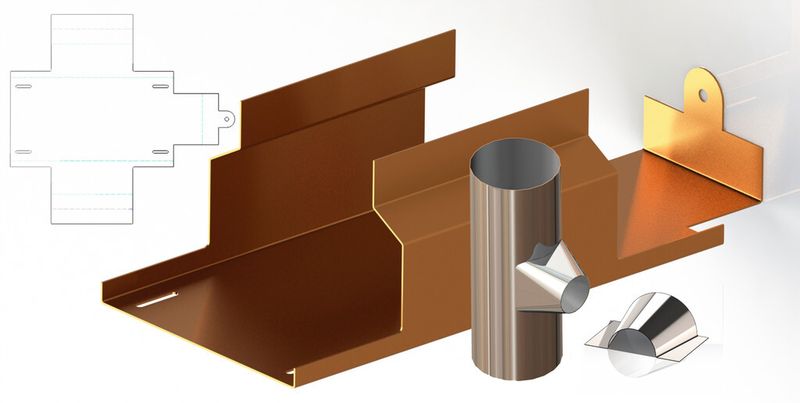 SPI Sheet Metal Solutions erweitern die Blechfunktionalität des jeweiligen Basissystems um praxiserprobte Funktionen, vor allem in Hinblick auf die geschlossene Prozesskette und die digitale Übergabe an das jeweilige NC-Programmiersystem. Eine Bibliothek von Standardteilen liefert zudem exakte Zuschnittsberechnungen für verrundete und scharfkantig konstruierte Blechbiegeteile. (Bild: SPI)