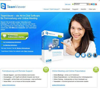 TeamViewer 9 von TeamViewer GmbHSteuern Sie innerhalb weniger Sekunden jeden beliebigen PC und Mac über das Internet oder nutzen Sie TeamViewer für Online Meetings. ()