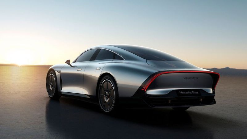 Das extreme Kamm-Heck kennt man von alten Rennwagen - und in moderater Form vom Toyota Prius (Bild: Mercedes-Benz)