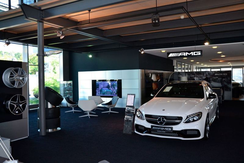 Der Würzburger Standort des EF Autocenters Mainfranken ist auch AMG-Performance-Center. (Mauritz)
