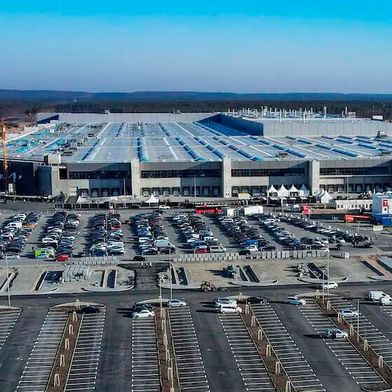 Das Tesla-Werk in Grünheide. (Bild: Tesla)