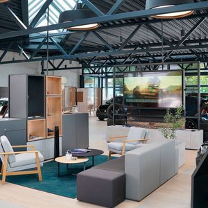 Der Cupra-Showroom in Bergkamen wurde zur Cupra-Garage umfunktioniert.(Bild:  Heinen)