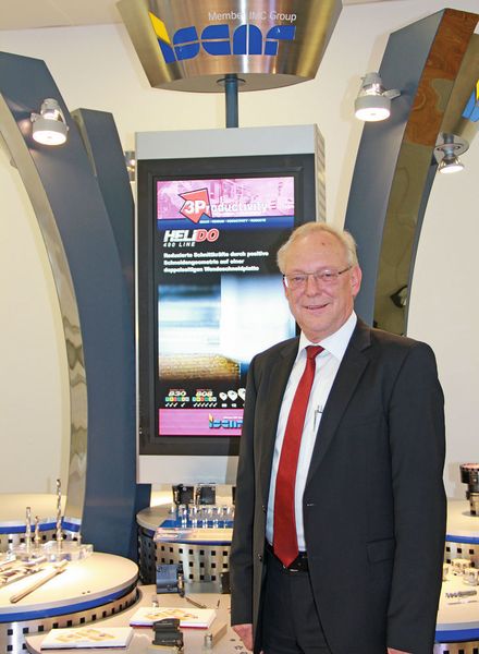 „Für das laufende Jahr erwarten wir ein Umsatzplus von 5 %”, sagt Hans-Jürgen Büchner, Geschäftsführer der Iscar Germany GmbH. (Bild: Kroh)