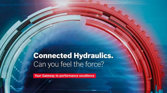 Die 360 Grad-Kampagne „Connected Hydraulics“ der Bosch Rexroth AG hat auch einen German Brand Award eingeheimst. Dabei geht es um die Industriehydraulik, die so schneller, smarter und einfacher gemacht werden soll.(Bild:  Bosch Rexroth)