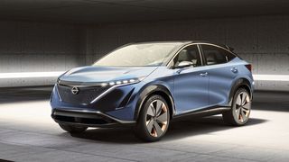 Auf der Tokyo Motor Show 2019 stellt Nissan erstmalig die Studie Ariya vor. (Nissan)