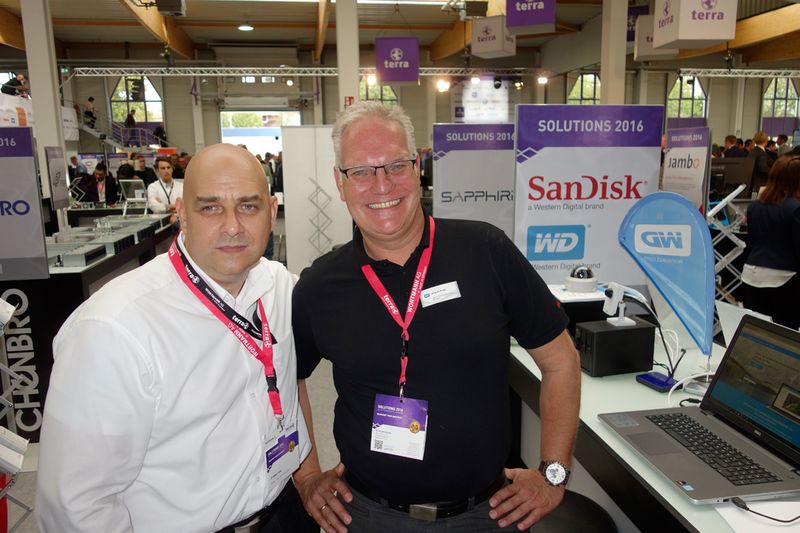 Neues Lebensmotto bei (l.) Kai Frieben und Jörg Andreas, WD. (Bild: IT-BUSINESS)