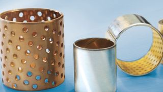 Gerollte Bronze- und Bimetall-Gleitlager von Findling sind fu¨r hohe Belastungen konzipiert, zeichnen sich durch einen geringen Verschleiß und eine sehr gute Schmierung aus. (Bild: Findling)