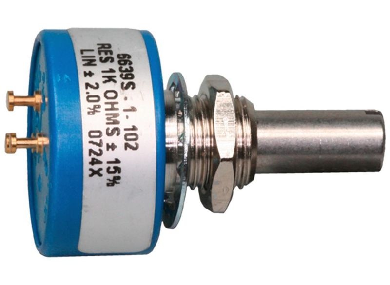 Komponenten für High-End-Audiogeräte: Leitplastik-Potentiometer (Bild: Bürklin)