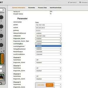 Der integrierte Webserver der U-Remote I/O-Module UR67 vereinfacht die Inbetriebnahme, beschleunigt die Fehlersuche im Störfall und ermöglicht Firmware-Updates sowie Downgrades.
