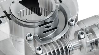 Mit den Schwenkgetrieben GQB bringt Auma eine neue, kompakte Getriebebaureihe für 90°-Anwendungen auf den Markt. (Auma)