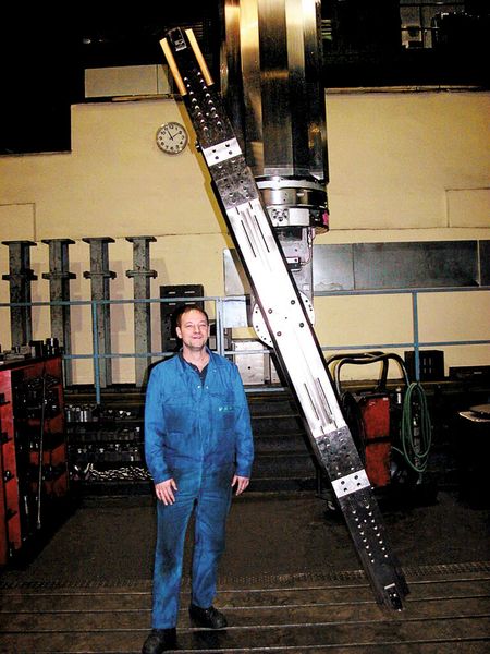 Gibt realistisch die Abmessungen der eingesetzten Drehbrücke wieder. (Bild: Ingersoll Werkzeuge GmbH)
