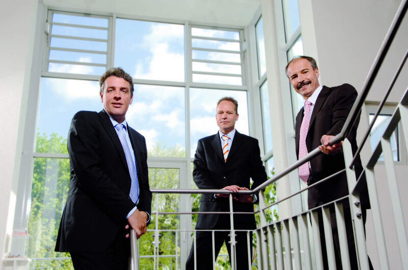 Die Vorstandsmitglieder der „Top 100“-Firma Testo Burkart Knospe, Martin Winkle und Lothar Walleser (v.l.)  (Bild: Compamedia)