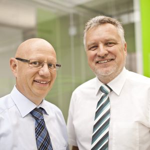 Die 1zu1-Prototypen-Geschäftsführer Hannes Hämmerle (l.) und Wolfgang Humml.