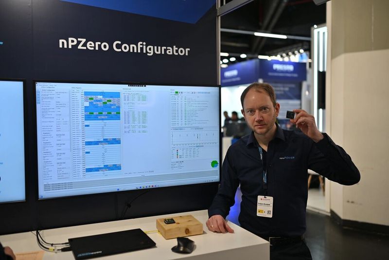 Nanopower Semiconductor (Halle 4, Stand 460) präsentiert auf der Embedded World 2026 seine nPZero-Power-Saving-ICs zur deutlich reduzierten Leistungsaufnahme in IoT- und Edge-Anwendungen. (Bild: Nanopower)