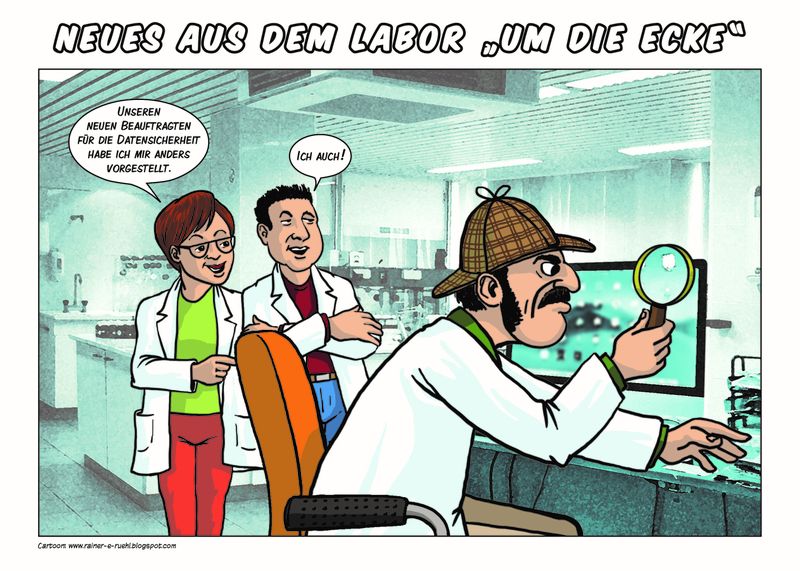 Übersicht unserer Bildergalerien (Comic: www.rainer-e-ruehl.blogspot.com) (LABORPRAXIS/Rühl)