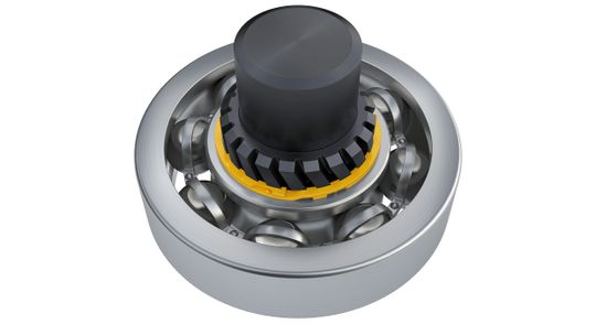 (Axiale Sicherung eines Kugellagers auf einer Welle mittels Revolox-Ring: Das Noppe- und Nische-Design verleiht dem Sicherungsring von TFC einen sehr sicheren Sitz in der Wellennut, womit er sich als Ideallösung für Anwendungen mit hohen Drehzahlen erweist. Bild: TFC)