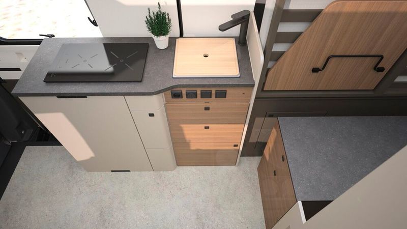 Der Habiton HM 6.1 wird serienmäßig gasfrei angeboten. (Bild: Bürstner)