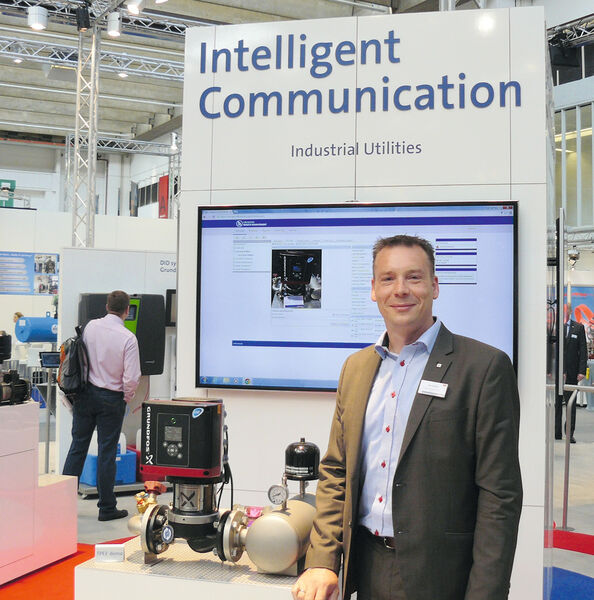 Ingo Landwehr, Director Business Development DACH, Grundfos: “We expect operators in the process industry would want to feed the early fault detection system’s data into their process control system for central analysis. After all, the approach is outlined in the Industry 4.0 concept.”  (Bittermann/PROCESS)
