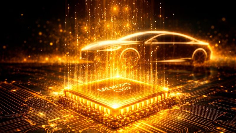 Memory chips are currently being referred to as digital gold by the Chinese press.(Image: Dall-E / AI-generated)