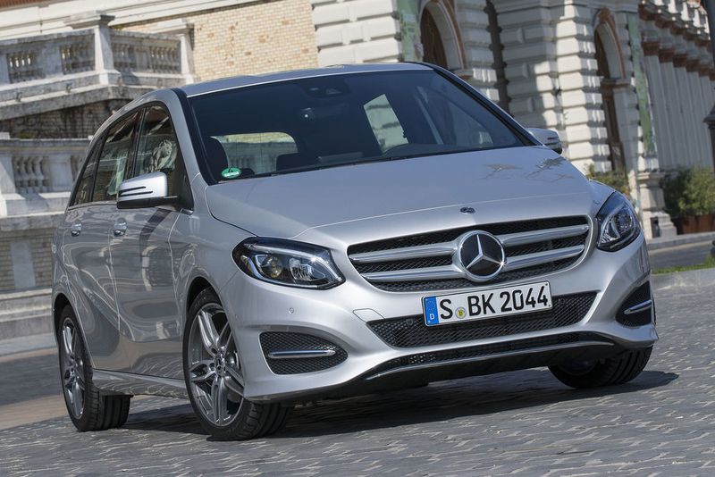 Meistverkaufter Mini-Van im Mai 2017: Mercedes-Benz B-Klasse, 2.496 Einheiten. (Daimler)