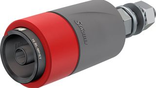 Beim Steckverbinder 16BL will Stäubli mit einem neuen patentierten Bajonettverschluss und mit der hohen Stromtragfähigkeit von 630 A überzeugen. (Stäubli)