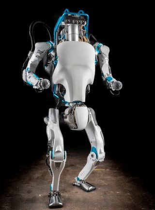 Der Humanoide Atlas von Boston Dynamics: Durch seine Ganzkörper-Mobilität kann Atlas in einem großen Umfeld tätig sein (gemeinfrei)
