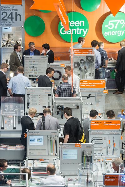 Rückblick: Impressionen von der Automatica 2012. (Bild: Messe München)