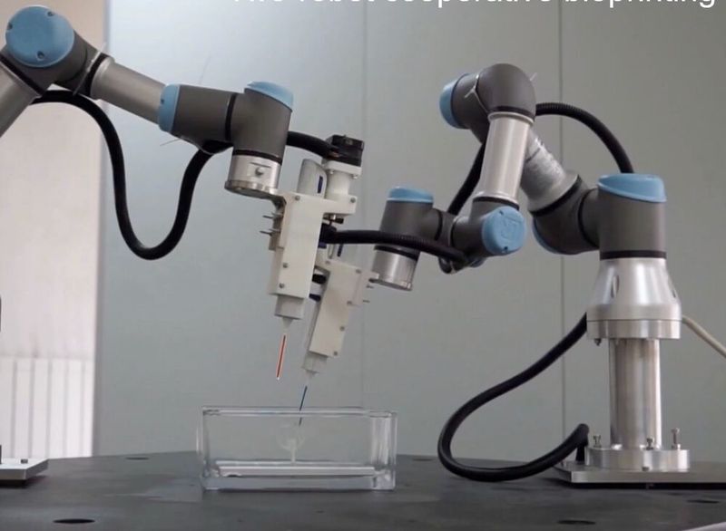 Gewinner der Kategorie MedTech sind die Tsinghua University Beijing und die University of Manchester. Ihr mehrachsiges, robotergestütztes Bioprinting-Verfahren ermöglicht es, langfristig überlebensfähiges Herzgewebe zu drucken.  (Bild: 3DPC)