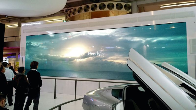 Das CLEDIS-LED-Display von Sony liefert eine Bildwechselfrequenz von 120 Hz. (Vogel IT-Medien)
