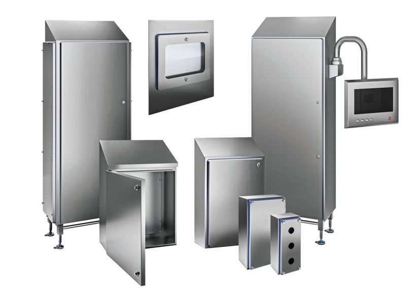 Die Edelstahl-Schaltschränke von Elcase sind in Standardgrössen als kundenspezifische Sonderlösungen verfügbar. (Bild: Elcase)