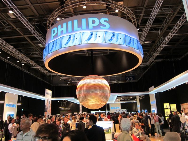 Bei Philips war Glamour angesagt... (Bild: IT-BUSINESS)