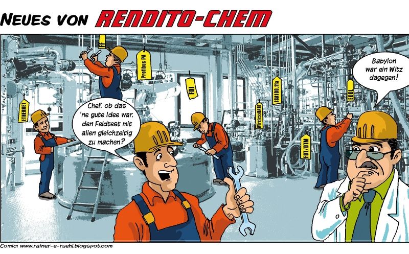 Übersicht unserer Bildergalerien (Comic: www.rainer-e-ruehl.blogspot.com) (Archiv: Vogel Business Media)