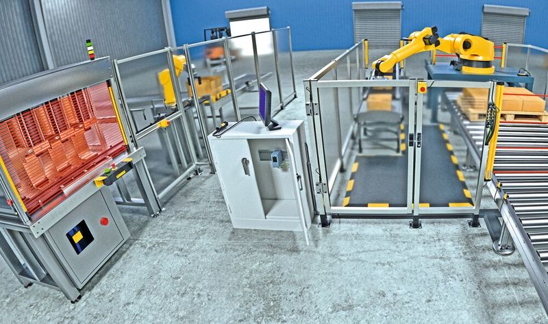 Ethernet-basierte Safety-I/O-Module garantieren Personenschutz direkt am Maschinenmodul.