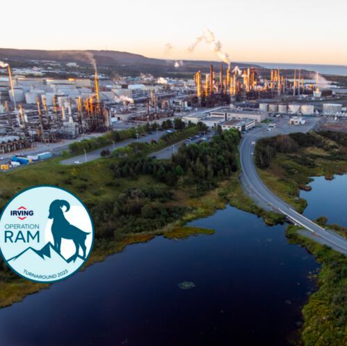 On September 17, Irving Oil will begin one of its largest turnaround projects in several years at its Saint John refinery in Canada. (Source:  Irving Oil)