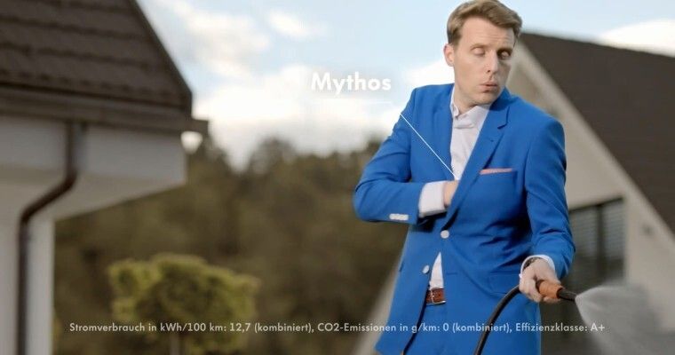 Mythbusters-Kampagne: Volkswagen räumt mit Vorurteilen über Elektromobilität auf. (Bild: Volkswagen)